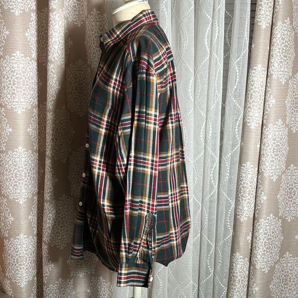 Charter Club classics Flannel Button Down Long Sleeve Shirt size 4 - Picture 3 of 6